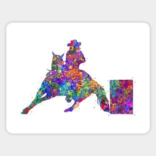 Barrel racing Sticker